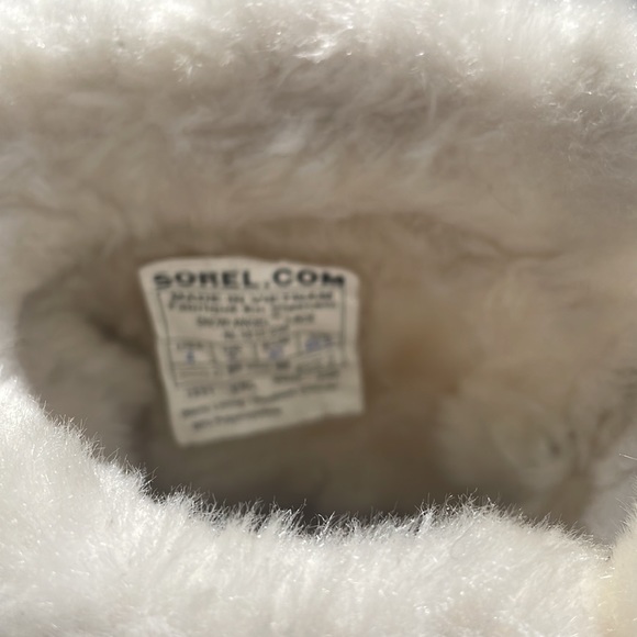 Sorel Snow Angel Lace Up Fur Lined Boots size 6 - Picture 6 of 7
